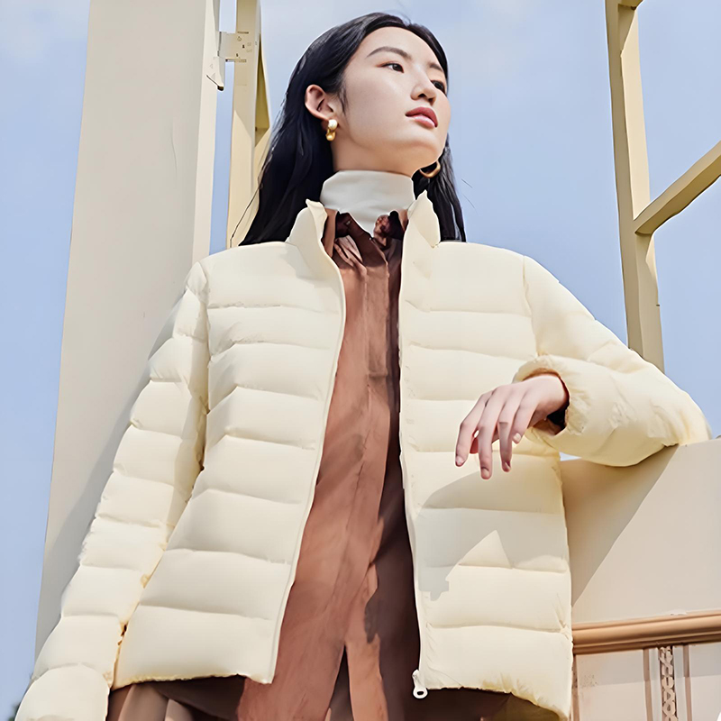 เป็ดปุยลงที่เก็บความร้อนสามมิติบรรจุแจ็คเก็ตดาวน์กลางแจ้ง